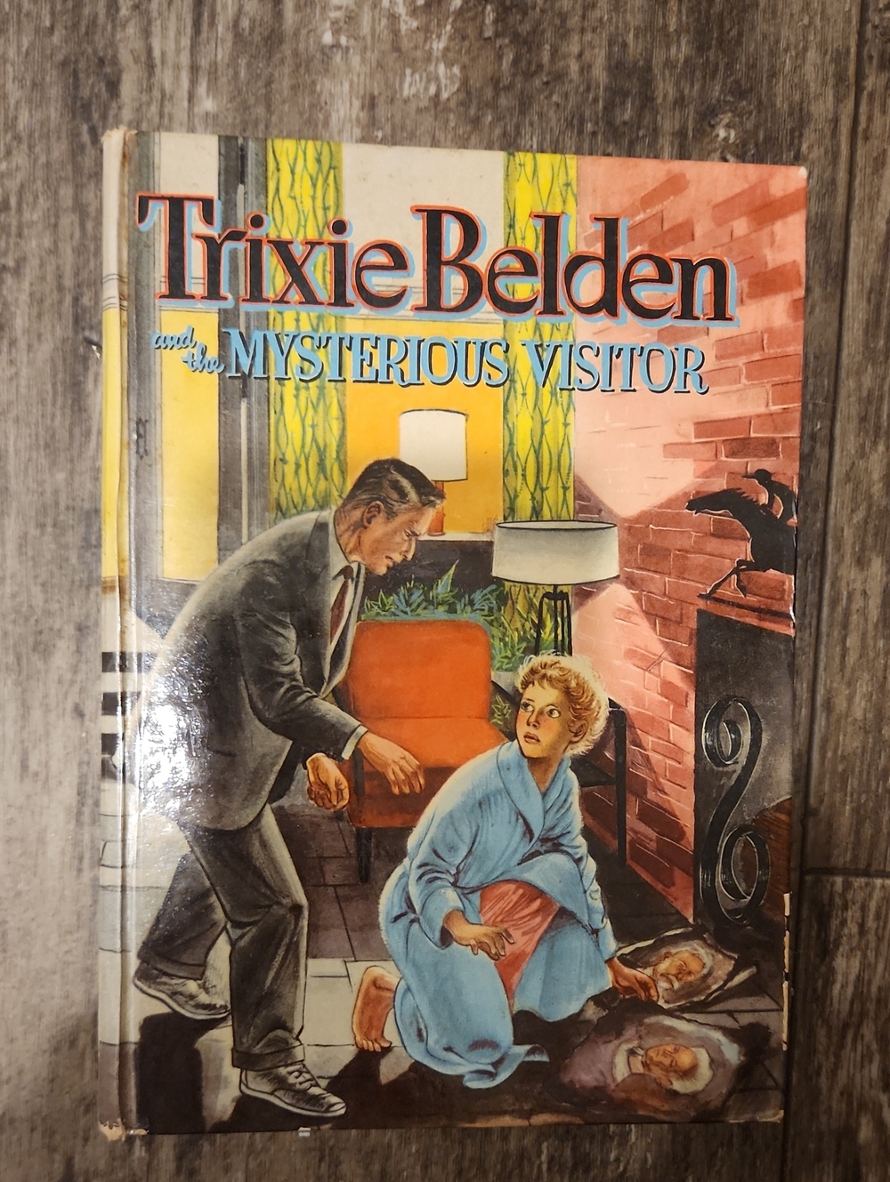 Vintage 1950's Book, Trixie Belden And The Mysterious Visitor
